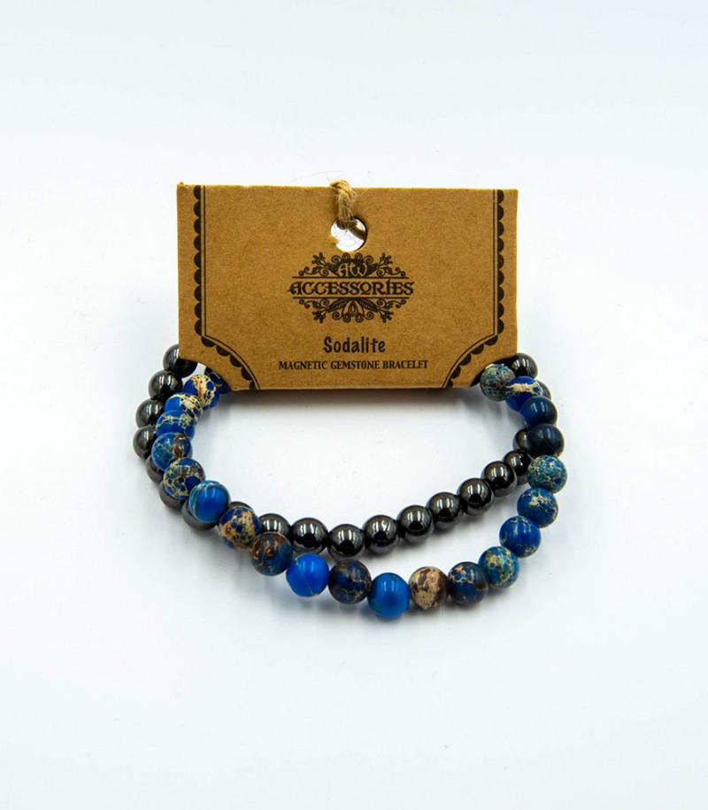 Sodalite Magnetic Bracelet