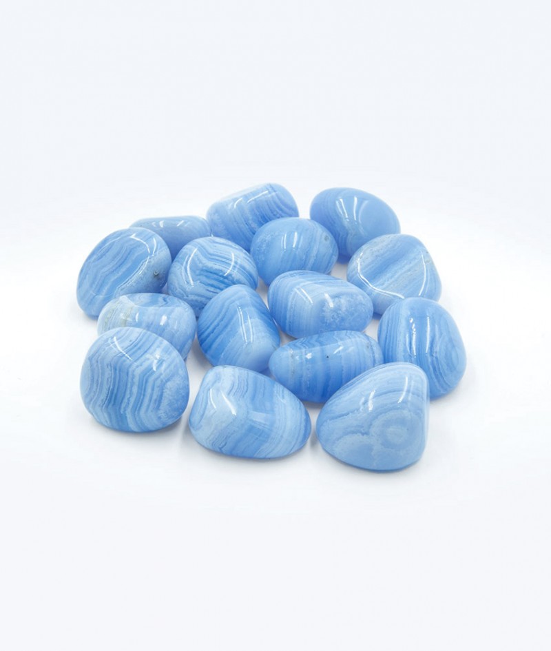 Blue Lace Agate Tumble Stones