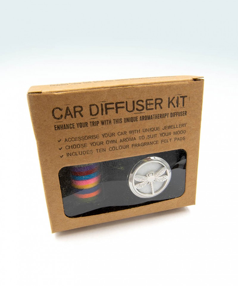 Dragonfly Aromatherapy Stainless Steel Car Diffuser