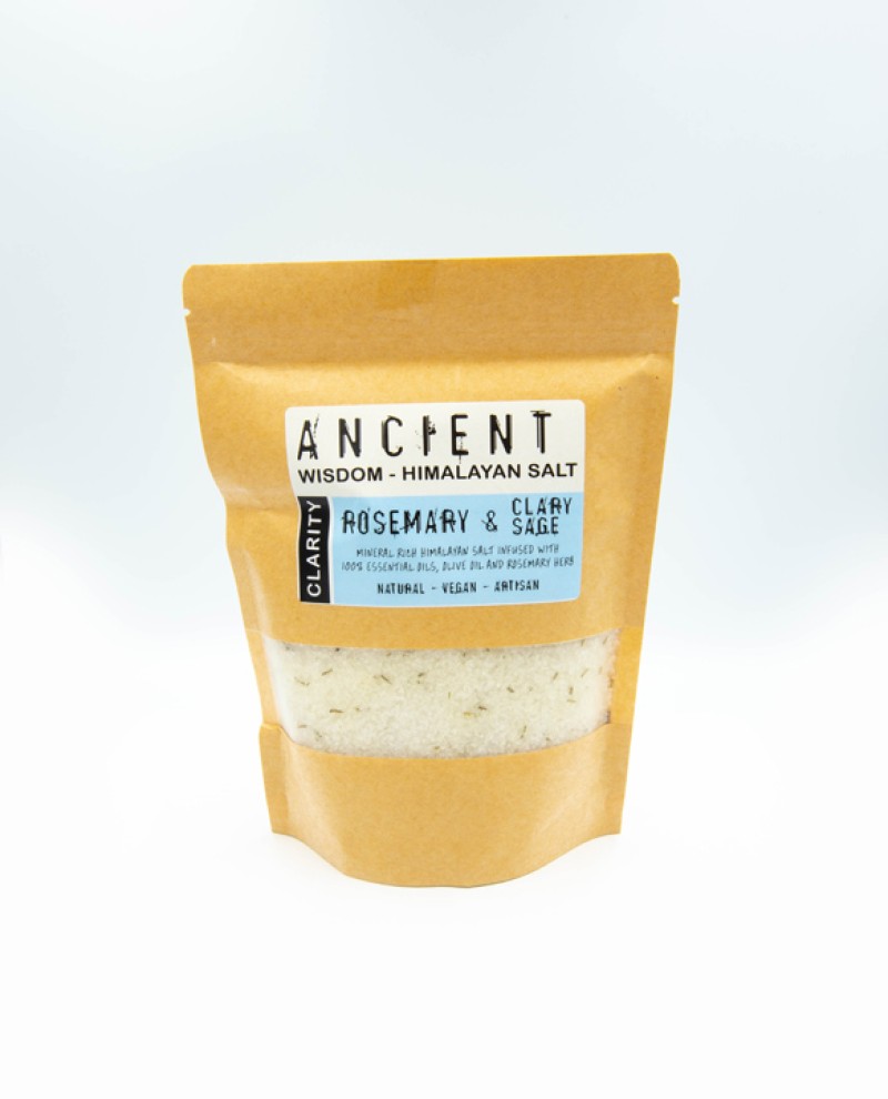 Himalayan bath salt blend Clarity - Rosemary and Clary Sage
