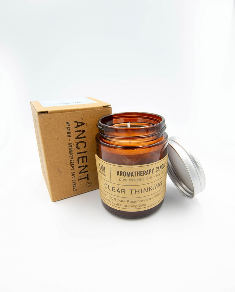 Soybean jar candles 'Clear Thinking' - Rosemary Oil