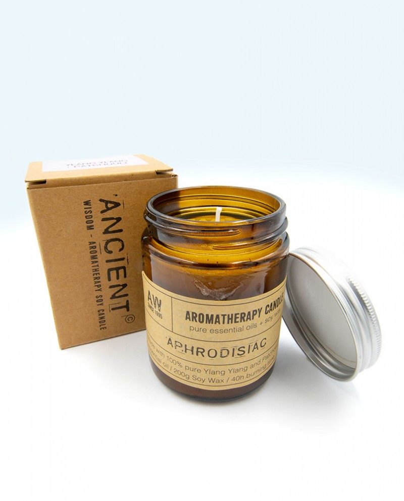 Soybean jar candles 'Aphrodisiac' - Ylang Ylang + Patchouli