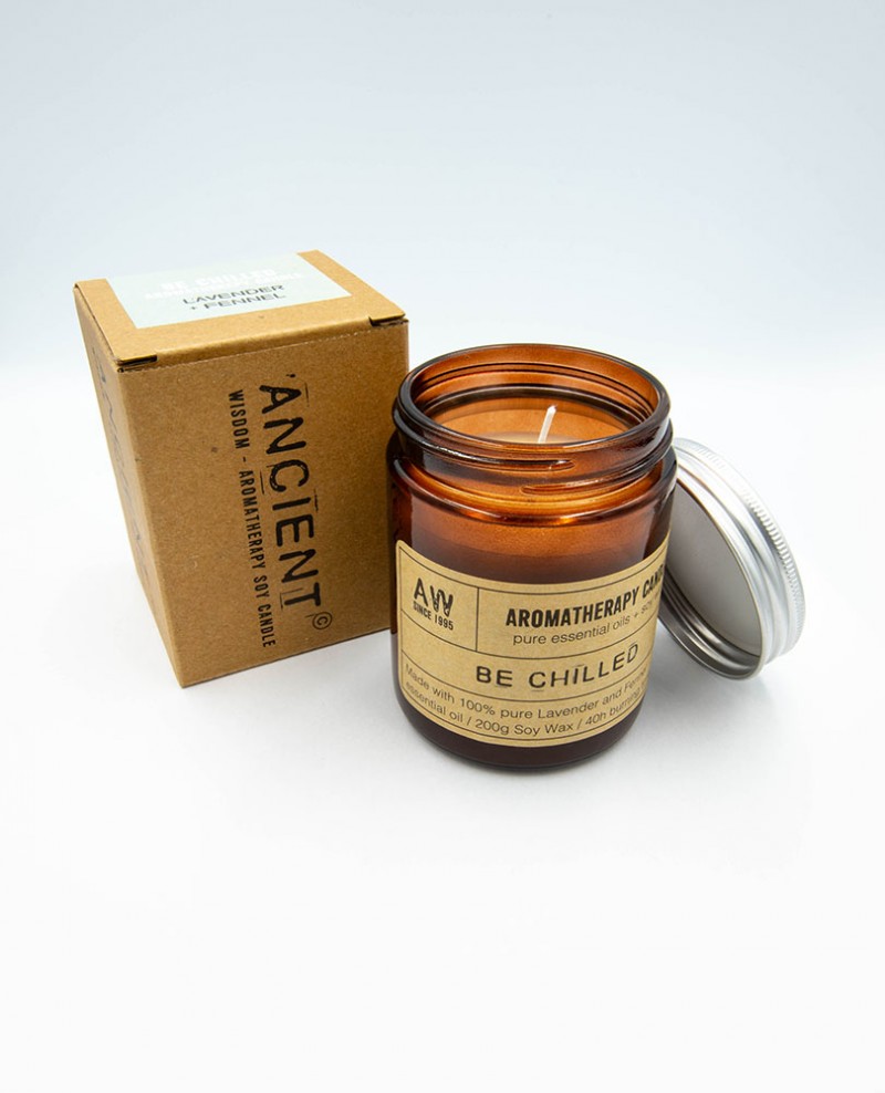 Soybean jar candles 'Be Chilled' - Lavender + Fennel