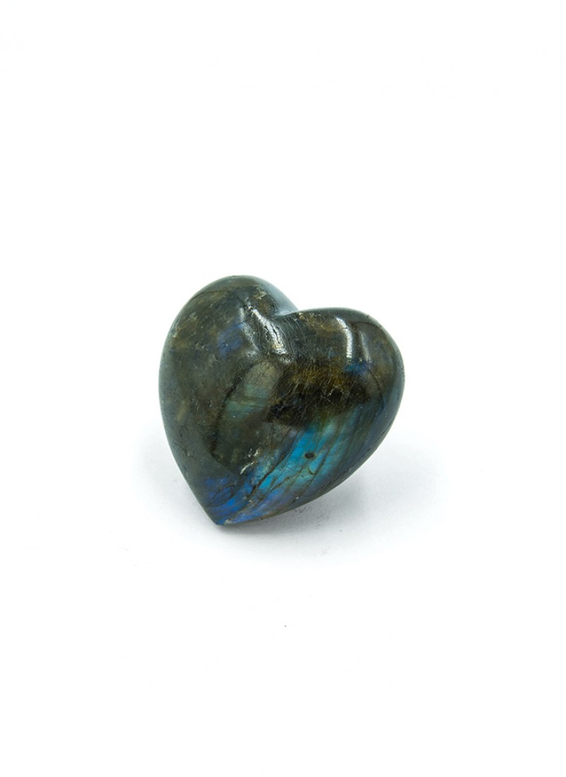 Labradorite Heart