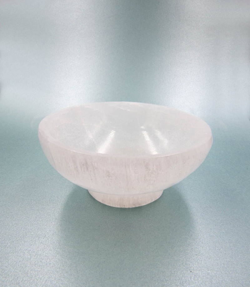 Selenite Cleansing Bowl (New Rounded Base)
