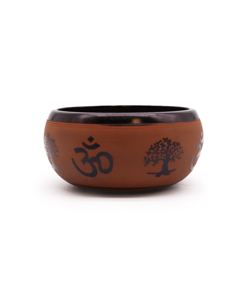 Earth Singing Bowl - Clay Om