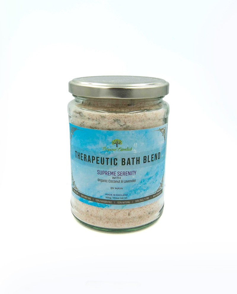 Therapeutic Organic Bath Blend Supreme Serenity - Coconut and Lavender